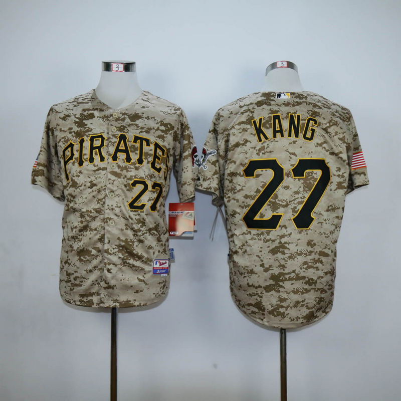 Men Pittsburgh Pirates 27 Kang Camo MLB Jerseys